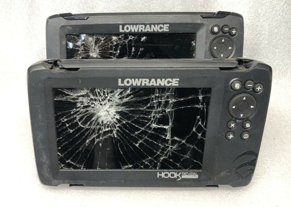 Lowrance HOOK REVEAL 7 SS Chartplotter/Multifunction Boat Displays LOT OF 2