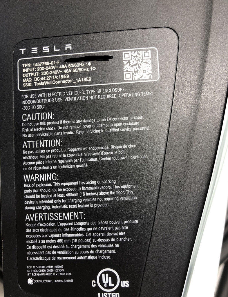 Tesla Gen 3 Wall Charger Connector Repair Service