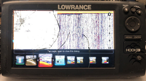 Lowrance HOOK 9 CHIRP Chartplotter/Multifunction Boat Display 000-12668-001